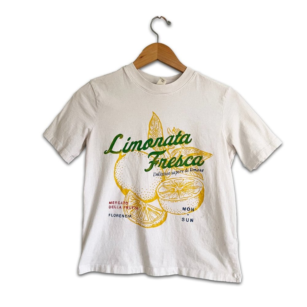 H&M Limonata Fresca Short Sleeve T-Shirt Size XS